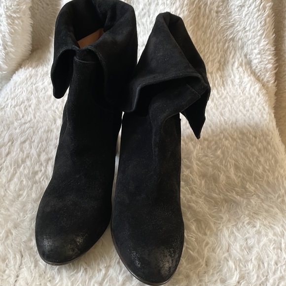 Free people Otalian vero cuoio suede heeled booties 40 - Picture 3 of 11
